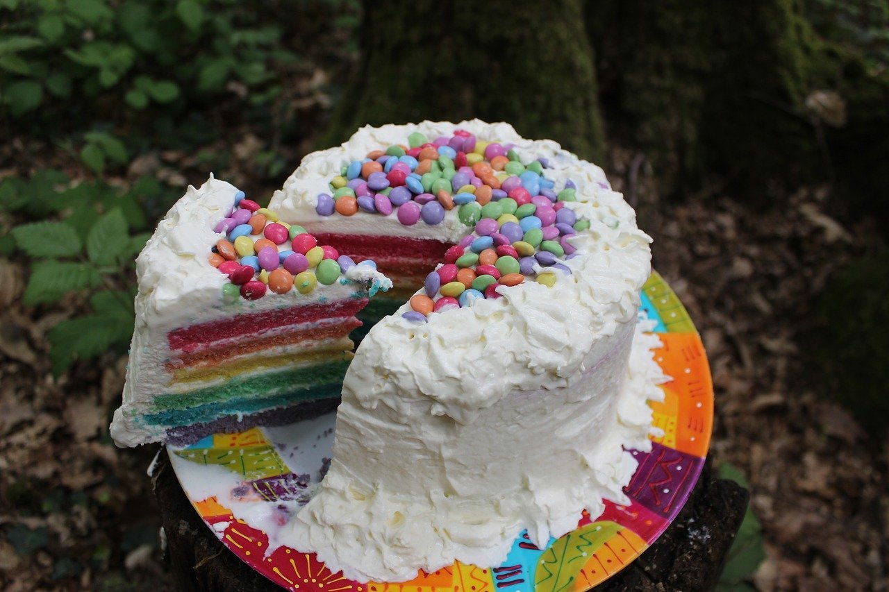 rainbow cake